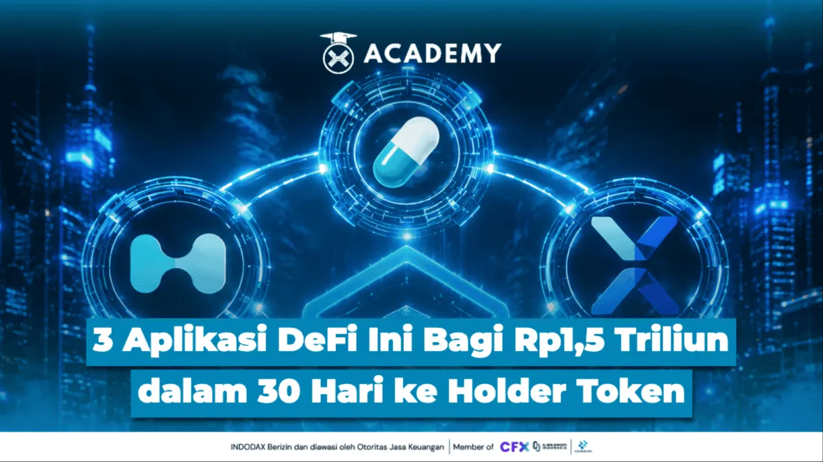 Tiga Aplikasi DeFi Klaim Bagikan Rp1,5 Triliun ke Pemegang Token dalam 30 Hari