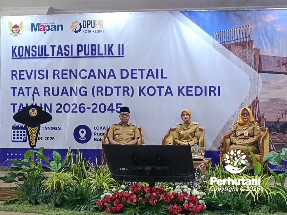 Perhutani Hadiri Konsultasi Publik II RDTR Kota Kediri 2026–2045