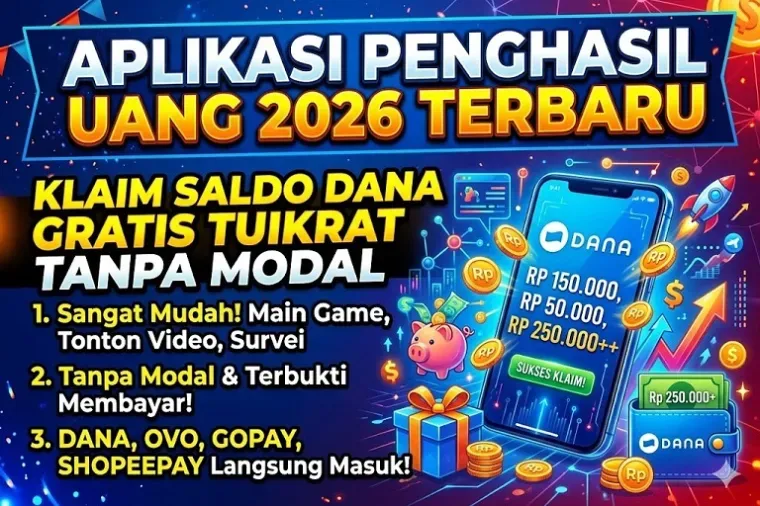 Aplikasi Penghasil Uang 2026 Ramai Dibahas, Ini Mekanisme Bonus Poin hingga Klaim Saldo Dana