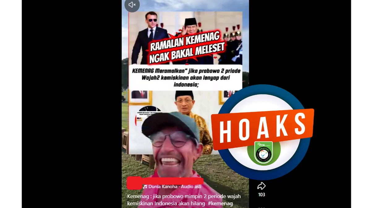 Kemenag Bantah Klaim Ramalan Kemiskinan Hilang Jika Prabowo Menjabat Dua Periode