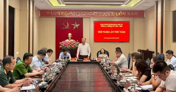 Komite Partai Komune Dan Phuong Bahas 15 Isu Kunci Pembangunan Sosial-Ekonomi