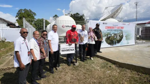 TelkomGroup Resmikan Community Gateway di Wamena untuk Perkuat Konektivitas Satelit Papua Pegunungan
