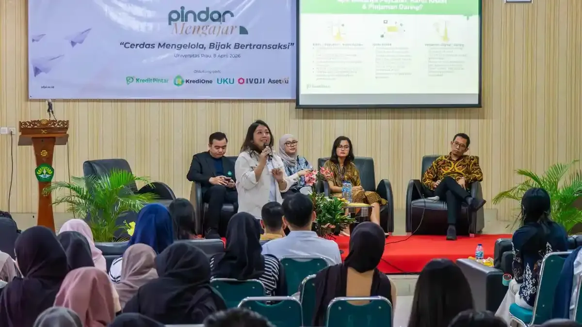 Mahasiswa Universitas Riau Ikuti Program “Pindar Mengajar” untuk Tingkatkan Literasi Keuangan