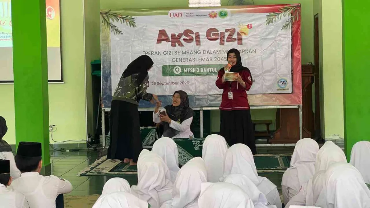 MTsN 2 Bantul dan UAD Gelar Aksi Gizi 2026, Tekankan Pentingnya Gizi Seimbang bagi Remaja
