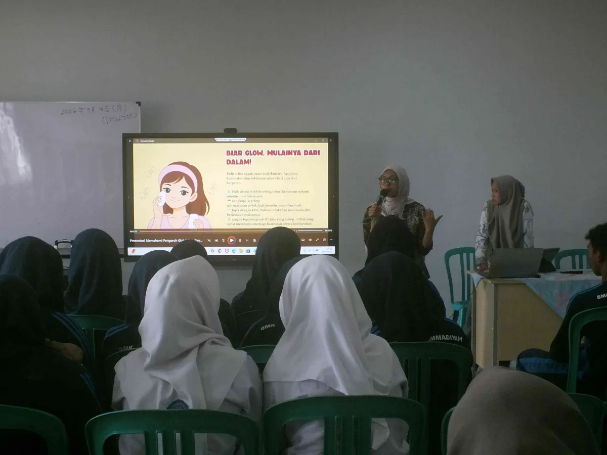 Mahasiswa KKN-T Universitas Alma Ata Gelar Edukasi Gizi Remaja di SMK Muhammadiyah Dukun