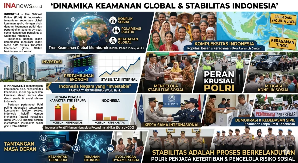 Laporan Internasional Soroti Memburuknya Keamanan Global, Indonesia Dinilai Mampu Menjaga Stabilitas