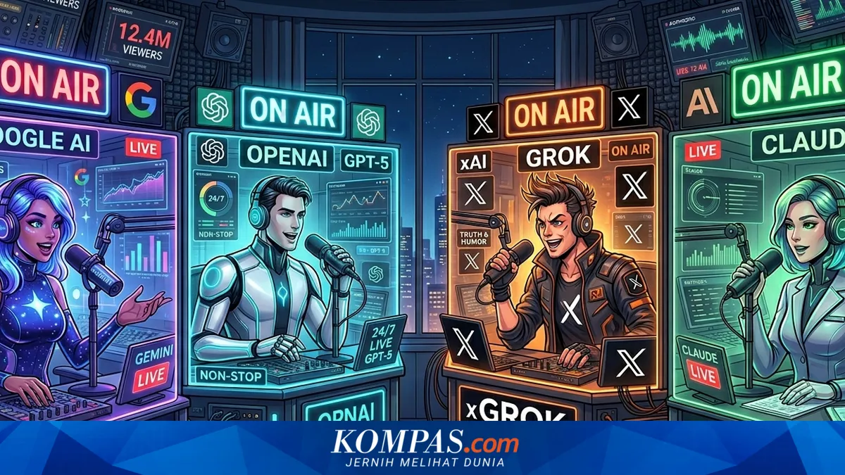 Andon Labs Uji Empat Model AI Jadi Penyiar Radio Otomatis, Siaran Berujung Aneh dan Kacau