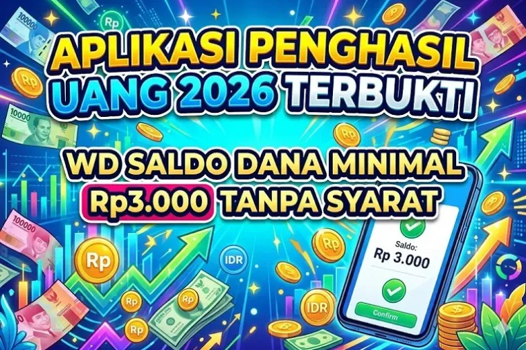 Aplikasi Penghasil Uang 2026 Ramai Dibahas, Klaim Reward Per Episode dan WD Minimal Rp3.000
