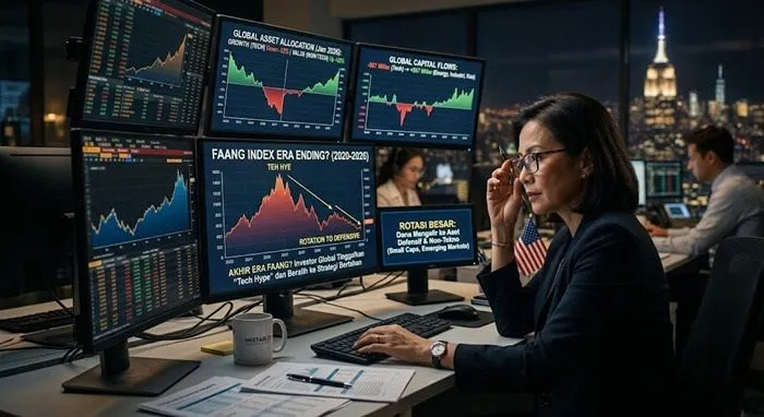 Investor Global Mulai Tinggalkan Euforia Saham Teknologi, Beralih ke Strategi Bertahan