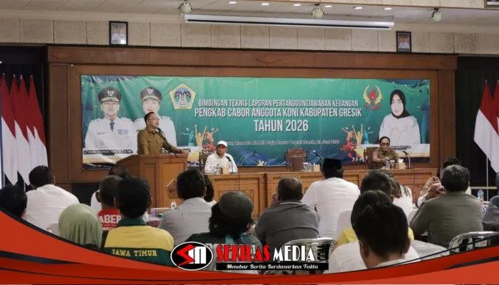 Wabup Gresik Buka Bimtek Penyusunan LPJ KONI 2026, Tekankan Transparansi Keuangan