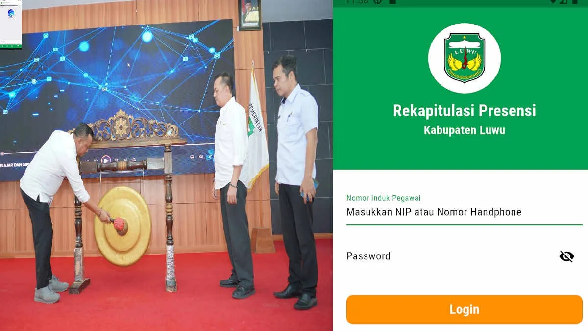 Pemkab Luwu Luncurkan Aplikasi Presensi Sipulungki Bersamaan Program “Luwu Belajar” untuk Penguatan Disiplin ASN