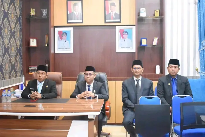 Pemko Sibolga Ikuti Entry Meeting Pemeriksaan LKPD 2025 Secara Virtual
