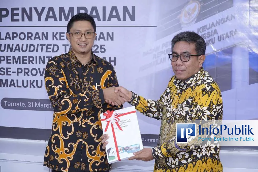 Pemkot Tidore Kepulauan Serahkan Laporan Keuangan 2025 ke BPK Perwakilan Maluku Utara