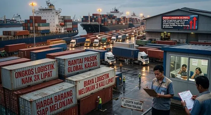 Konflik Timur Tengah Ganggu Rantai Pasok Global, Ongkos Logistik Melonjak dan Harga Barang Terancam Naik