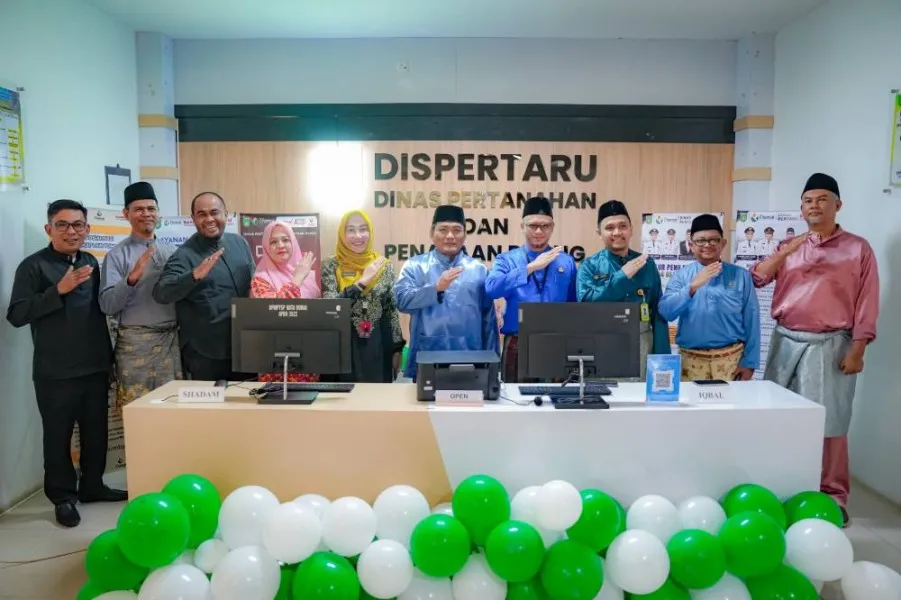 Wakil Wali Kota Dumai Resmikan Stand Perizinan Dispetaru di Mall Pelayanan Publik