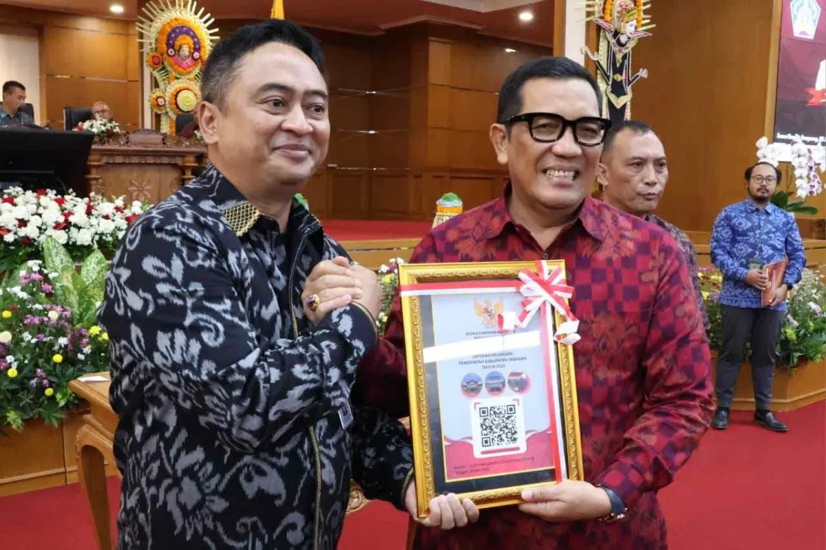 Pemkab Tabanan Kembali Raih Opini WTP atas LKPD 2025, Catat 12 Kali Berturut-turut