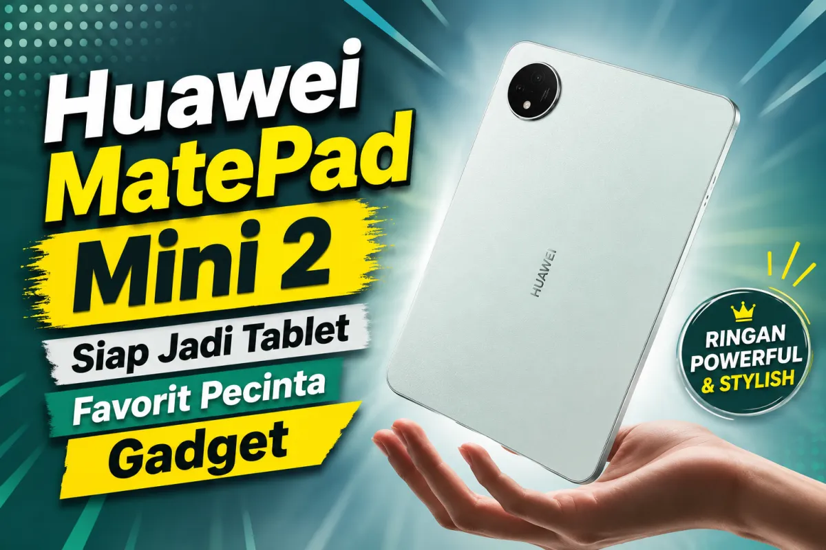 Huawei MatePad Mini 2 Dirumorkan Hadir, Usung Desain Ringkas dan Fitur Modern