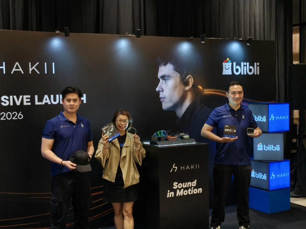 HAKII Masuk Pasar Indonesia, Produk Audio Wearable Dijual Eksklusif di Blibli Store