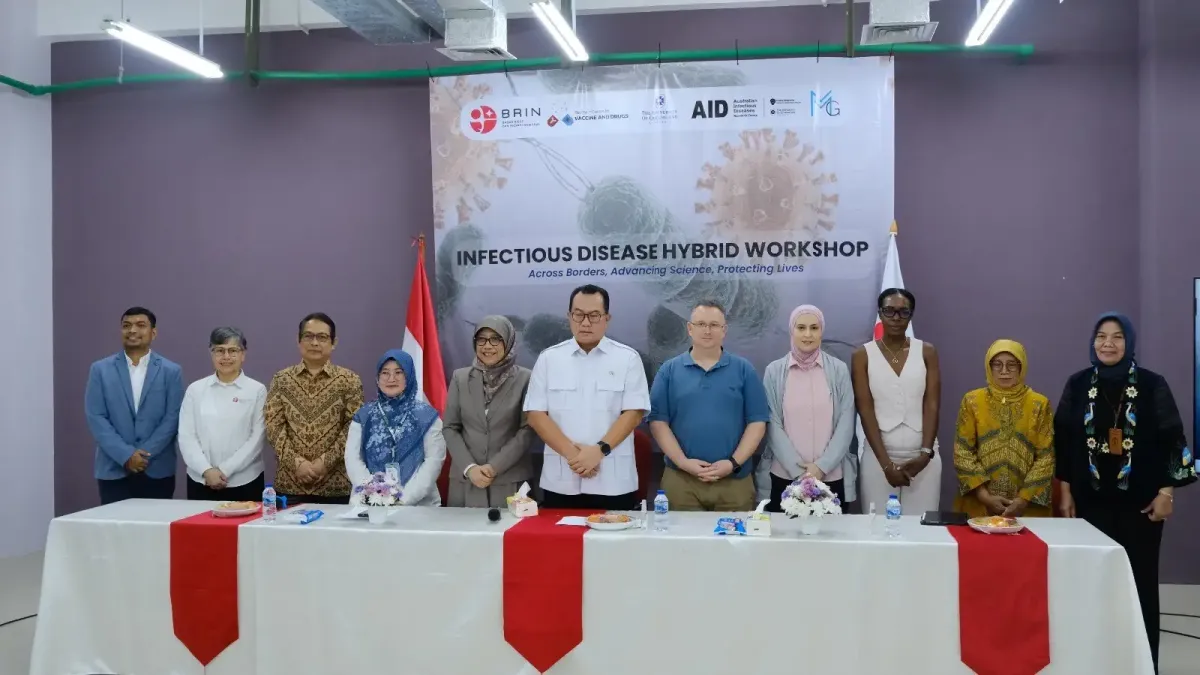 BRIN dan University of Queensland Gelar Workshop Hibrida Perkuat Riset Penyakit Menular