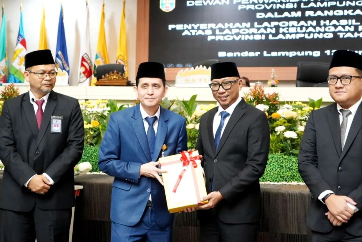 Pemprov Lampung Pertahankan Opini WTP ke-12 atas LKPD 2025