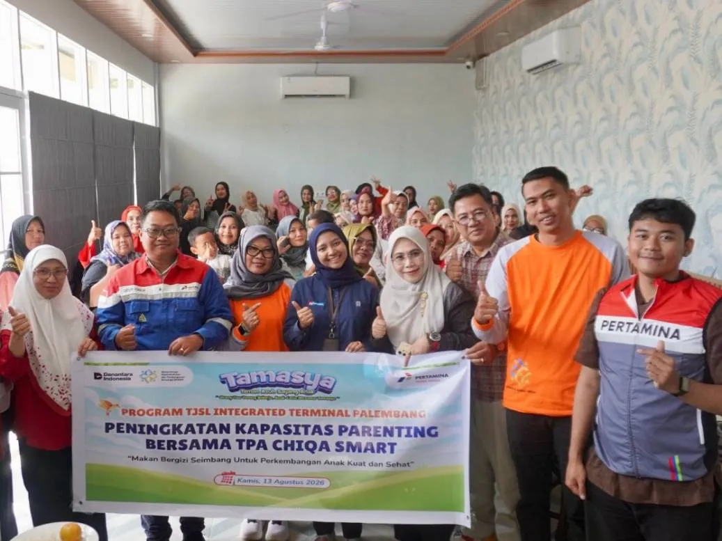 Pertamina Patra Niaga Sumbagsel Gelar Edukasi Gizi Seimbang bagi Orang Tua dan Pengasuh di Palembang
