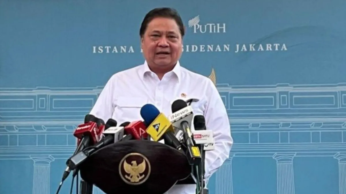 Airlangga: Risiko Resesi Indonesia di Bawah 5% Meski Gejolak Global Meningkat