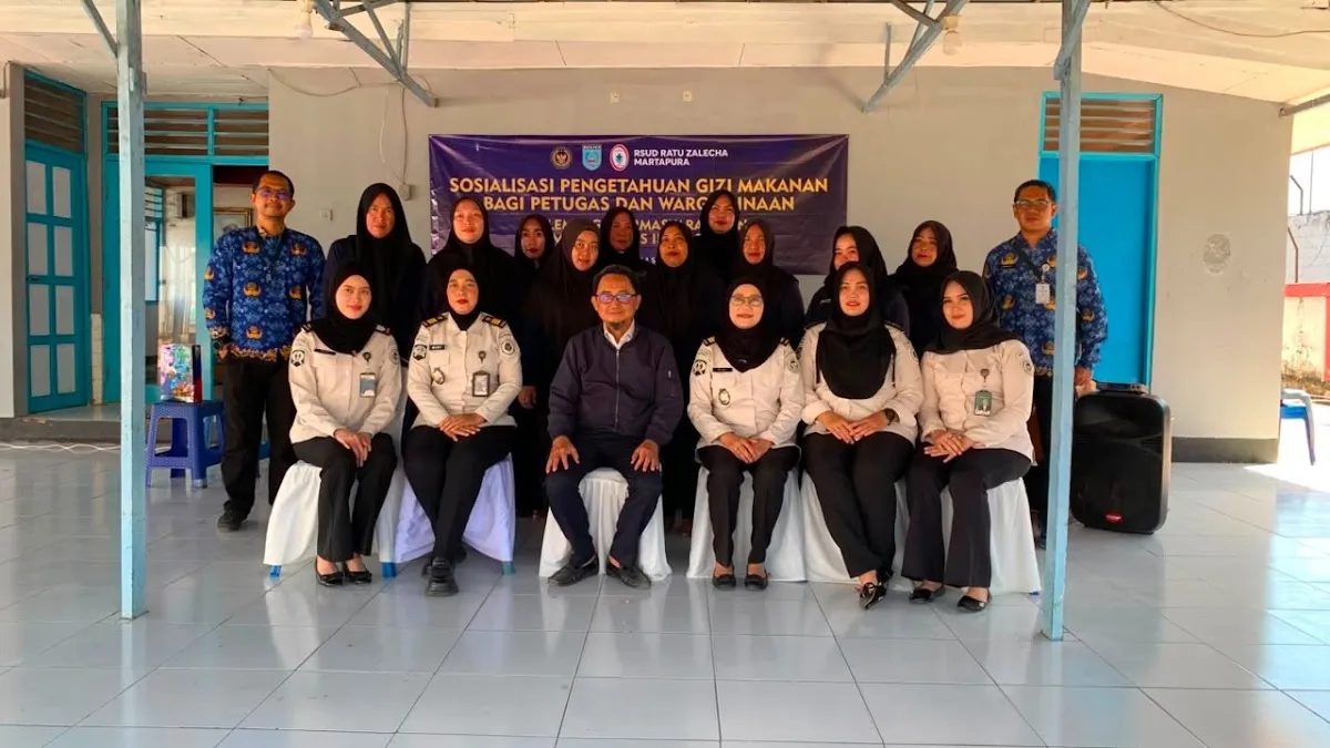 Lapas Perempuan Martapura Gelar Sosialisasi Gizi dan Higiene Bersama RSUD Ratu Zalecha