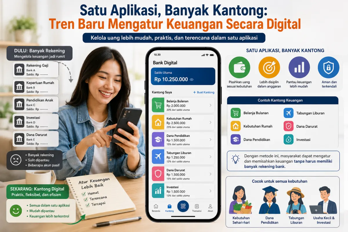 Fitur Kantong Keuangan di Bank Digital Ubah Cara Masyarakat Mengatur Uang