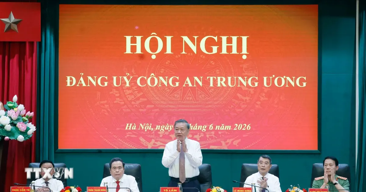 To Lam Beri Arahan di Konferensi Komite Partai Keamanan Publik Pusat di Hanoi