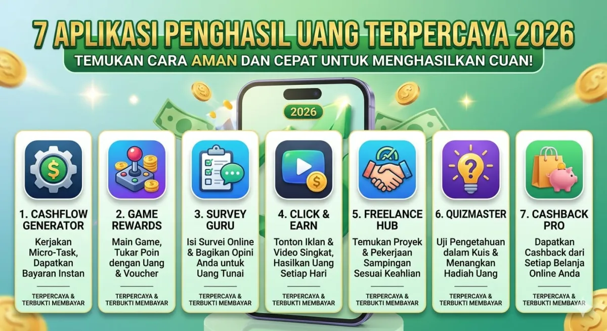 Tujuh Aplikasi Game Penghasil Saldo DANA 2026 dan Strategi Mengumpulkan Rp500