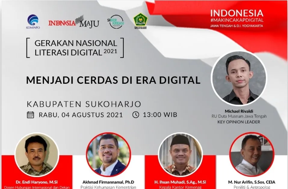 Webinar Literasi Digital di Sukoharjo Bahas Pentingnya Etika Berkomunikasi di Ruang Digital