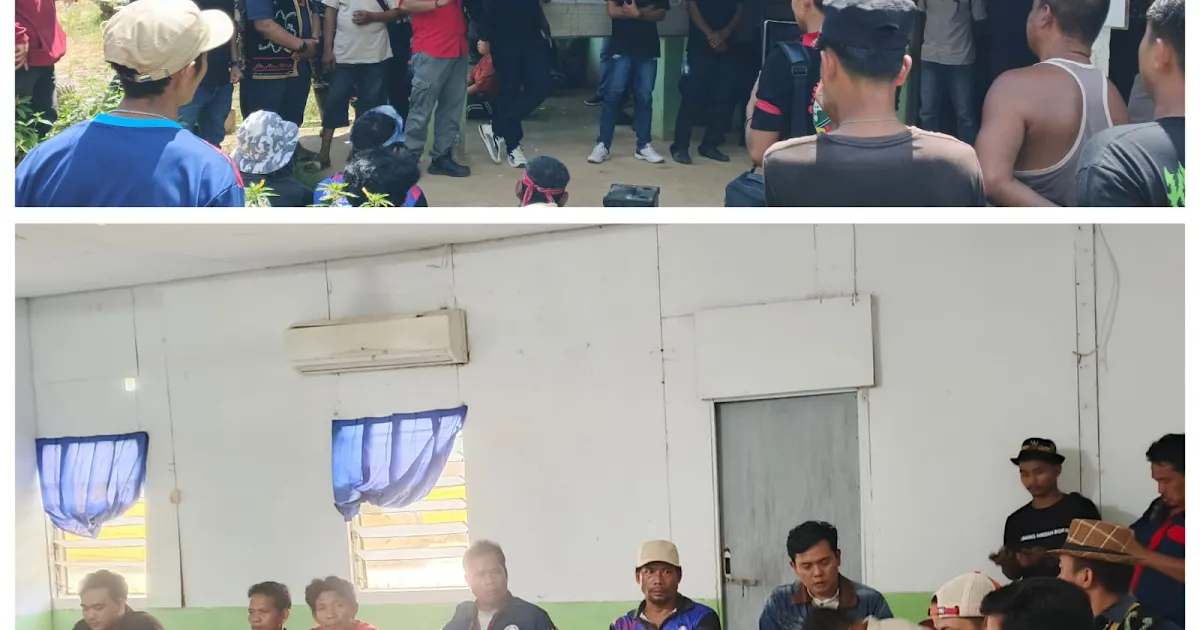 Warga Tapang Tinggang Datangi Kantor PT SML, Sampaikan Tujuh Tuntutan Termasuk Evaluasi HGU dan Transparansi Plasma