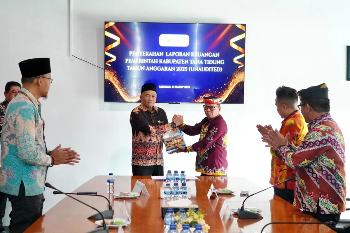Pemkab Tana Tidung Serahkan LKPD 2025 ke BPK Kaltara, Wakil Bupati Sabri Tekankan Transparansi Keuangan