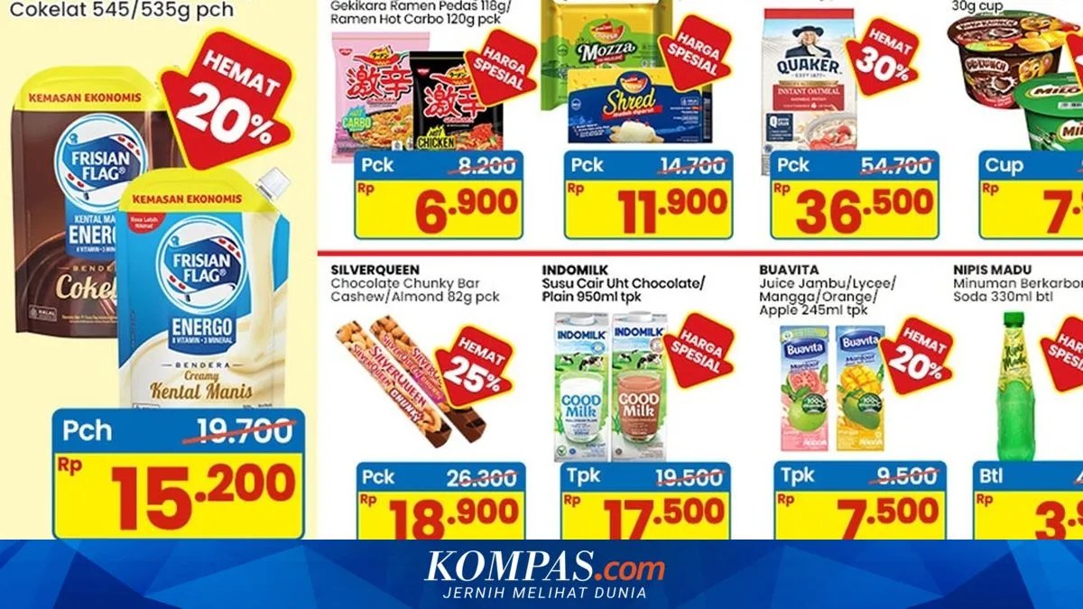 Promo SSR Indomaret Rabu, 2 September 2026: Diskon dan Harga Spesial Berbagai Produk