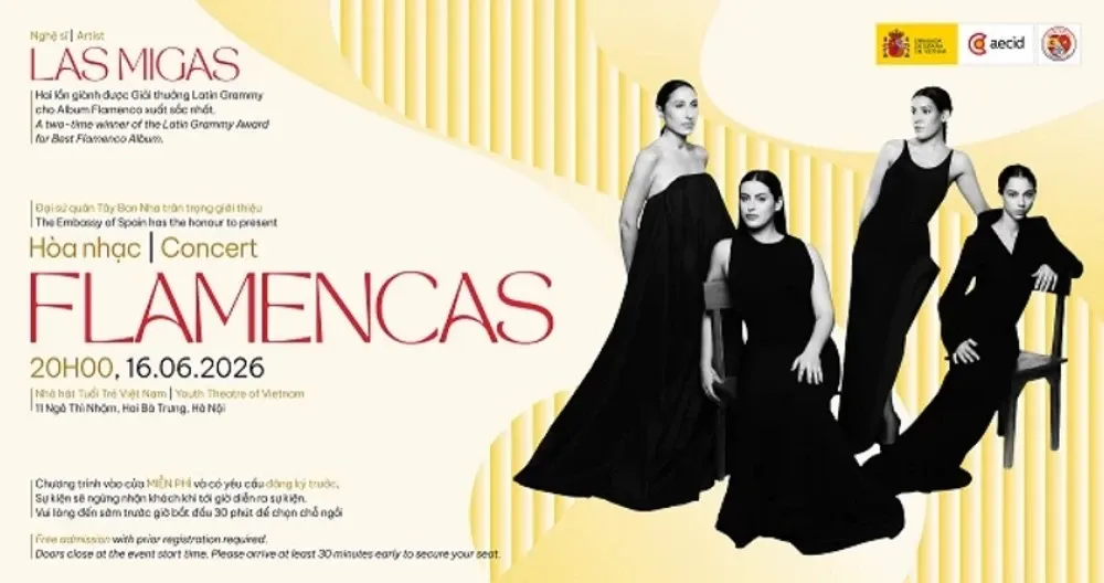 Grup Flamenco Spanyol Las Migas Dijadwalkan Tampil di Hue dan Hanoi pada Juni 2026