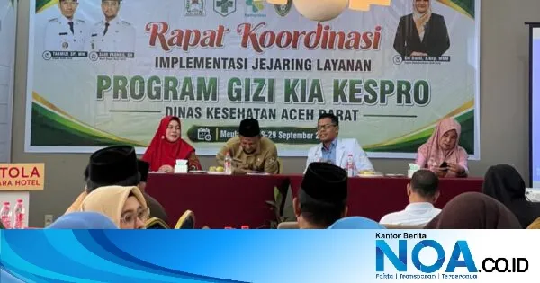 Pemkab Aceh Barat Perkuat Koordinasi Jejaring Layanan Gizi serta Kesehatan Ibu dan Anak
