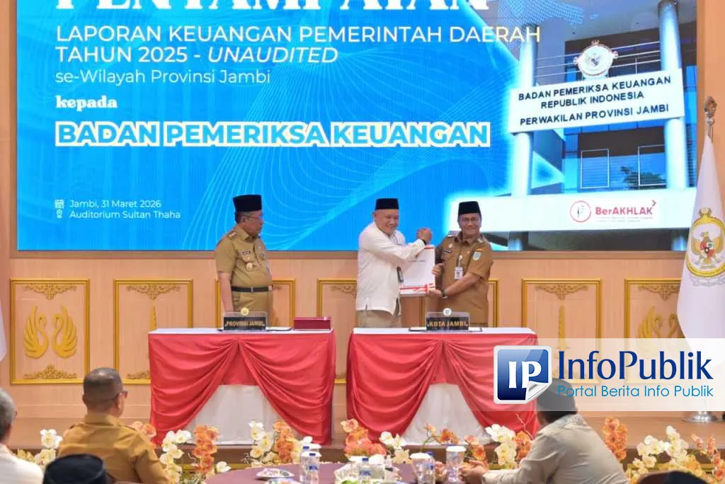 Pemkot Jambi Serahkan LKPD 2025 Tepat Waktu ke BPK, Targetkan Opini WTP