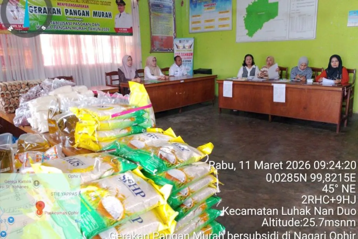 Pasaman Barat Perkuat Ketersediaan Pangan dan Stabilitas Harga Antisipasi Dampak Konflik Global