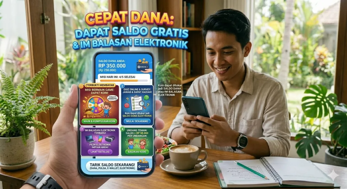 Tren Akhir Mei 2026, Aplikasi Penghasil Saldo DANA Tawarkan Imbalan Uang Elektronik lewat Misi Digital