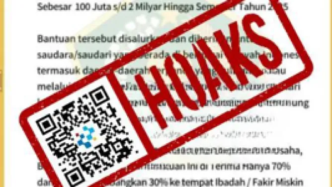 Tautan Pendaftaran Bantuan Gereja Mengatasnamakan Kemenag dan Kedubes Australia Dipastikan Hoaks