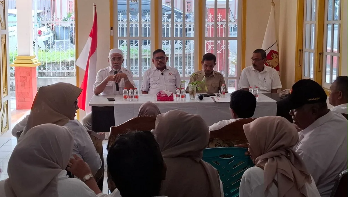 DPD Gerindra Maluku Utara Konsolidasi ke DPC Ternate, Fokus Penguatan Struktur hingga Akar Rumput