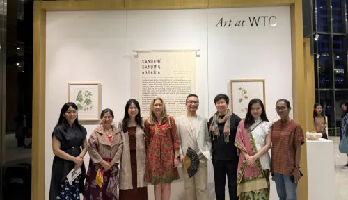 WTCA Dorong Seni dan Budaya sebagai Diplomasi Dagang, WTC Jakarta Pamerkan Tekstil Agraria Tuban