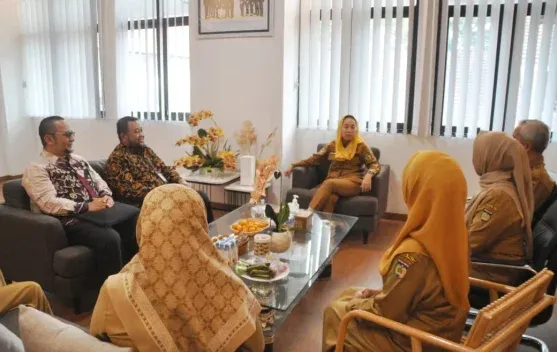 Wakil Wali Kota Palu Terima Kunjungan ANRI, Bahas Penguatan Aplikasi SRIKANDI