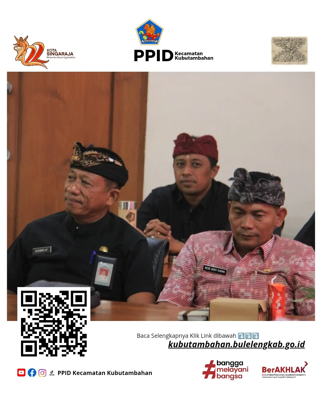 Camat Kubutambahan Hadiri Entry Meeting Pemeriksaan LKPD Pemkab Buleleng 2025