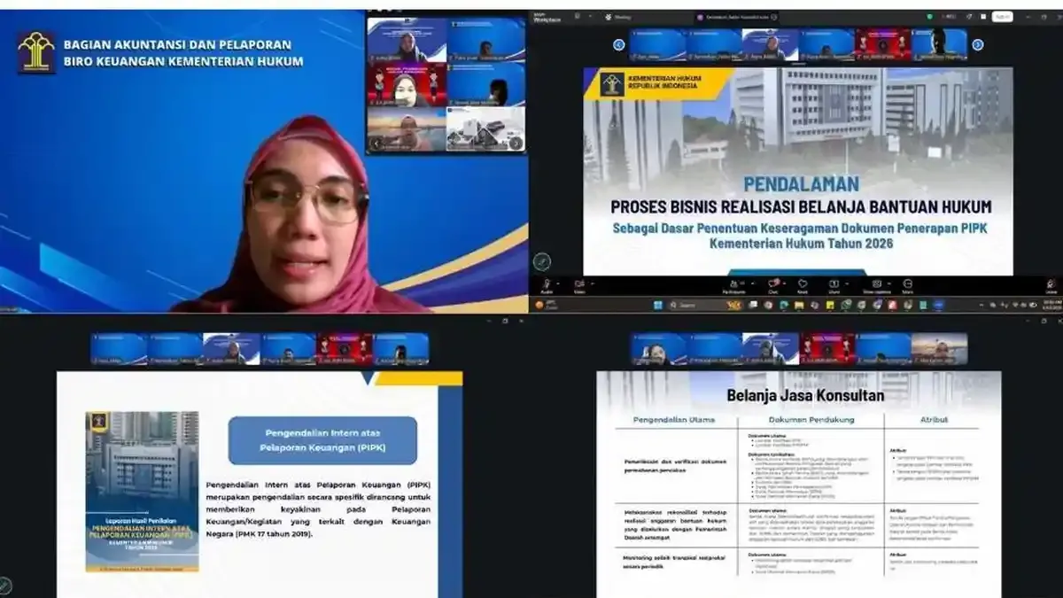 Kanwil Kemenkum Sulbar Tegaskan Komitmen Transparansi dan Akuntabilitas Pelaporan Keuangan