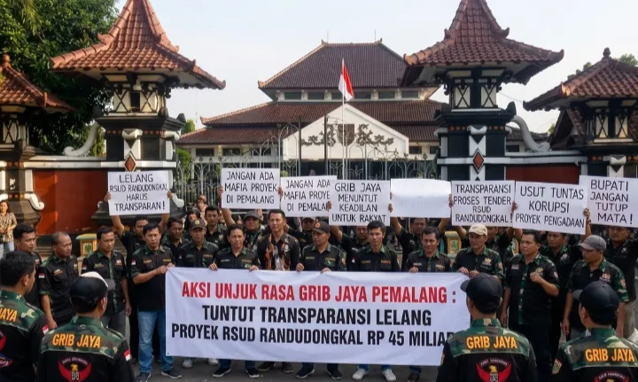 Ratusan Massa GRIB Jaya Pemalang Dijadwalkan Demo Kantor Bupati, Tuntut Transparansi Lelang Proyek RS Randudongkal
