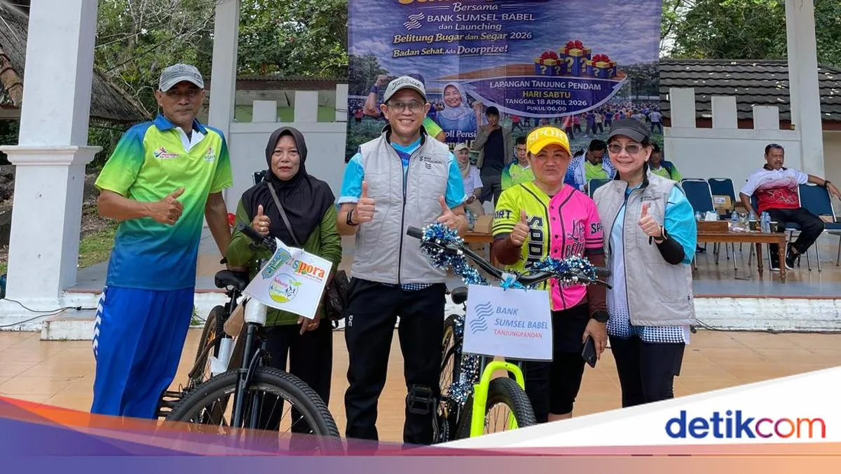 Bank Sumsel Babel Gelar Senam Sehat dan Edukasi Keuangan untuk Pra-Pensiun dan Pensiunan di Belitung