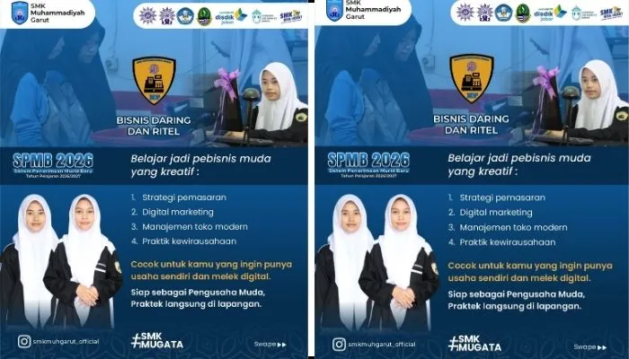 SMK Muhammadiyah Garut Membuka SPMB, Tawarkan Jurusan Bisnis Daring dan Ritel