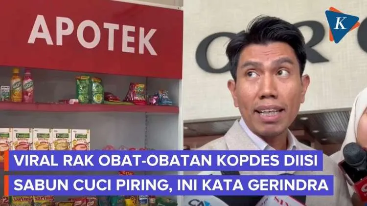 Video Rak Apotek Kopdes Merah Putih Diisi Sabun dan Makanan Viral, Gerindra Minta Publik Cek Fakta