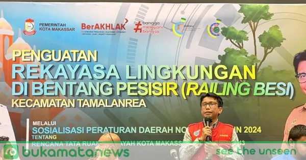 Distaru Makassar Luncurkan “Railing Besi”, Sistem Digital untuk Deteksi Dini Pelanggaran Tata Ruang Pesisir